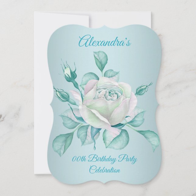 invitation de fête d'anniversaire de la fête des R (Devant)