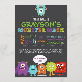 Invitation de fête d'anniversaire de mâche de
