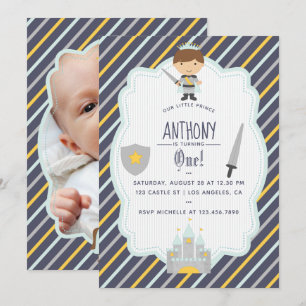 Invitation de fête d'anniversaire de notre petit p