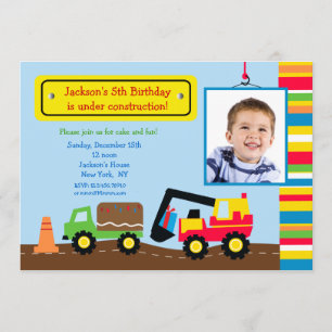 Invitation de fête d'anniversaire de photo de