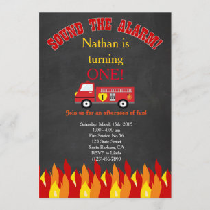 Invitation de fête d'anniversaire de pompe à