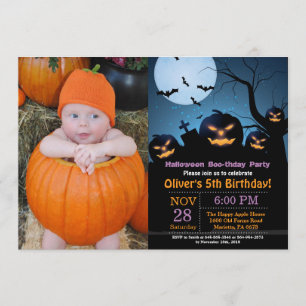 Invitation de fête d'anniversaire d'Halloween