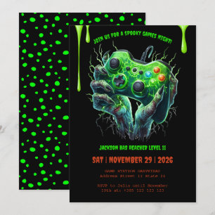 Invitation de fête d'anniversaire du Joueur d'Hall