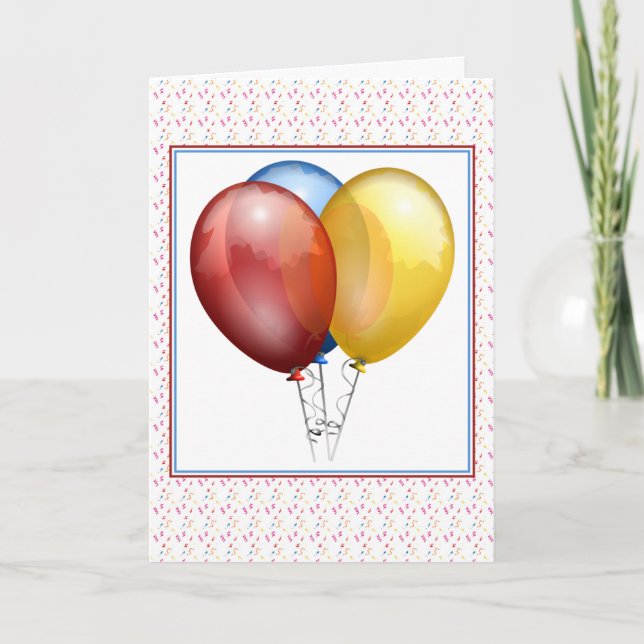 Invitation de fête d'anniversaire Modèle (Devant)