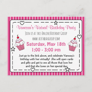 Invitation de fête d'anniversaire Whimscial virtue