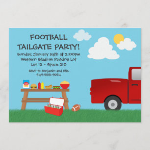 Invitation de fête d'avant-match du football