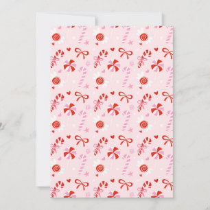 Invitation de fête de bonbons