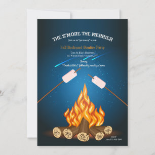 Invitation de fête de feu