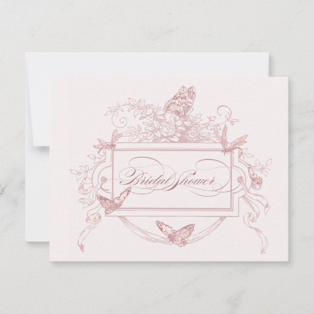 INVITATION DE FÊTE DE LA MARIÉE (Devant)