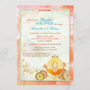 Invitation de Fête de la mariée