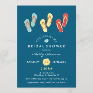 Invitation de Fête de la mariée de bascules