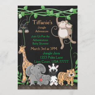 Invitation de Fête de la mariée de bébé de thème