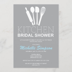 Invitation de Fête de la mariée de cuisine