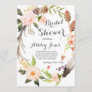Invitation de Fête de la mariée de succulents