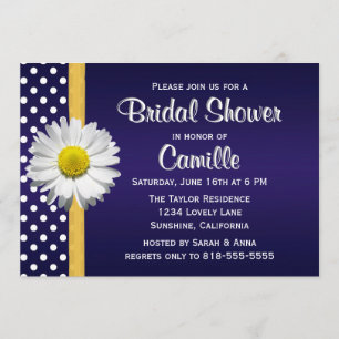 Invitation de Fête de la mariée de YellowDaisy de
