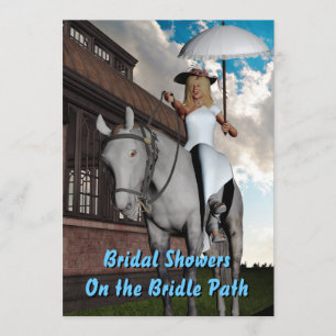 Invitation de Fête de l'mariée de brides