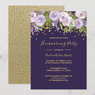 Invitation de fête de pendaison de crémaillère aux