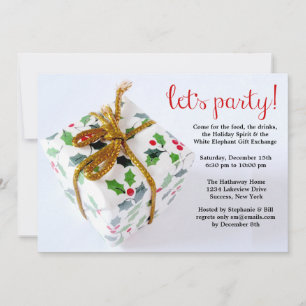 Invitation de fête de vacances