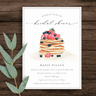Invitation de Fête des mariées d'aquarelle de Panc