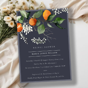 Invitation de Fête des mariées de Foliage Orange B