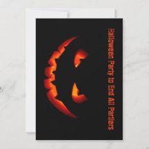 Invitation de fête d'Halloween effrayant