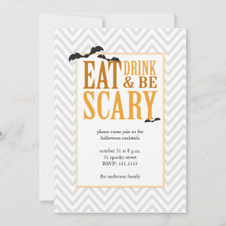 Invitation de fête d'Halloween moderne
