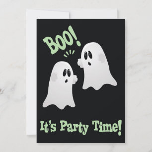 Invitation de fête d'Halloween pour enfants avec d