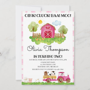 Invitation de fête du 2e anniversaire