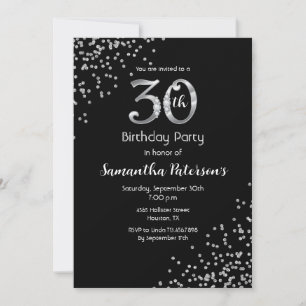 Invitation de fête du 30e anniversaire