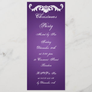 Invitation de fête élégante Ornement vintage sur v