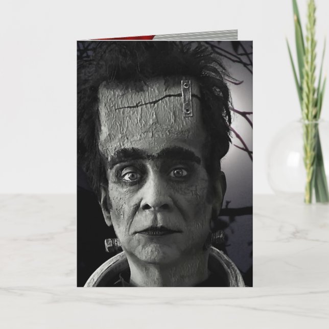 Invitation de fête en costume pour Halloween sur C (Devant)