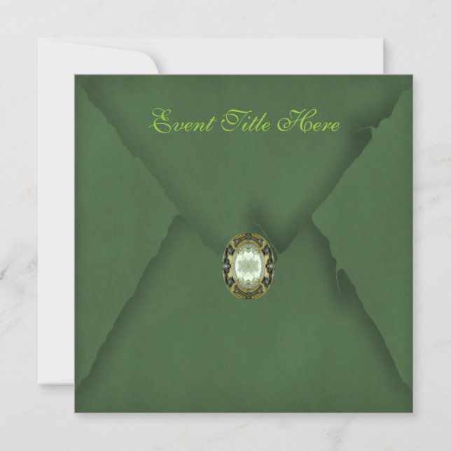 Invitation de fête personnalisée avec des bijoux (Devant)