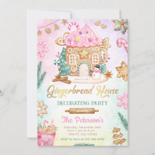 Invitation de fête pour la décoration de maison en