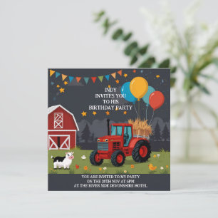 Invitation de fête que vous pouvez personnaliser à