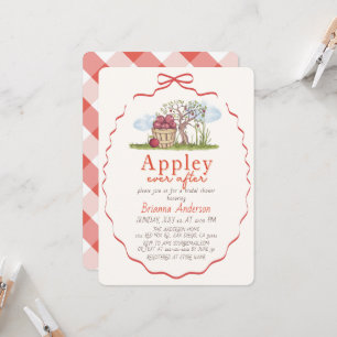 Invitation de Fiançailles Appley Ever After sous l
