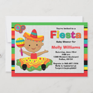 Invitation de Fiesta Baby shower
