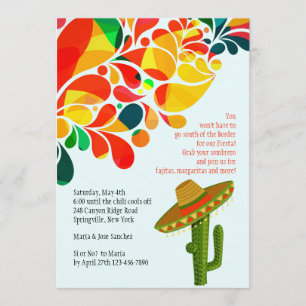 Invitation de Fiesta Cinco de Mayo