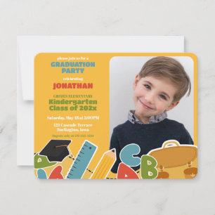 Invitation de fin d'études de la mignonne maternel