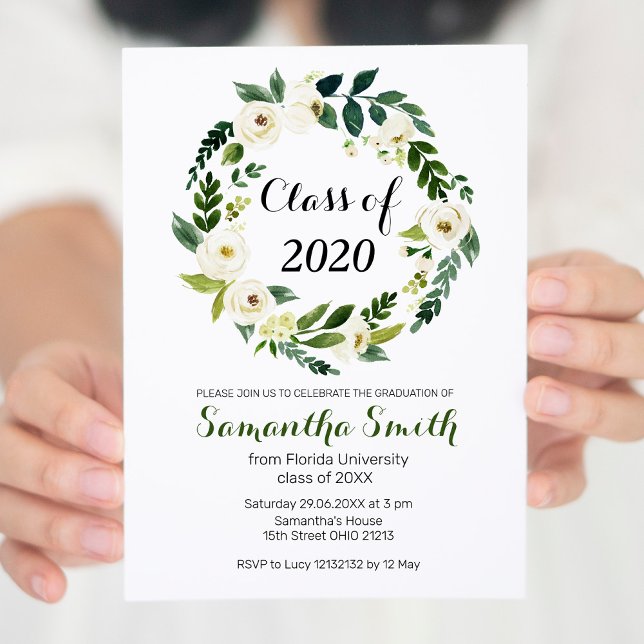 Invitation de fin d'études promotion 2020 (Créateur téléchargé)