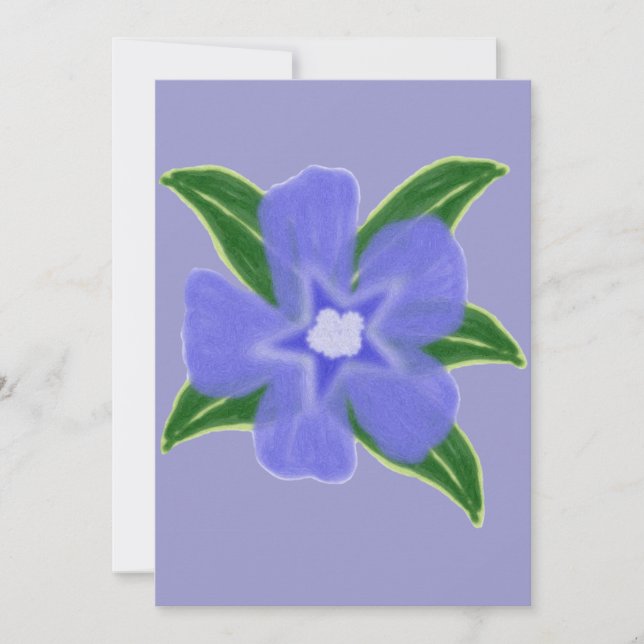 Invitation de fleur de bigorneau (Devant)