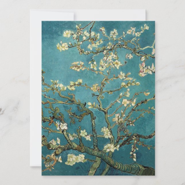 Invitation de fleurs d'amandes (Devant)