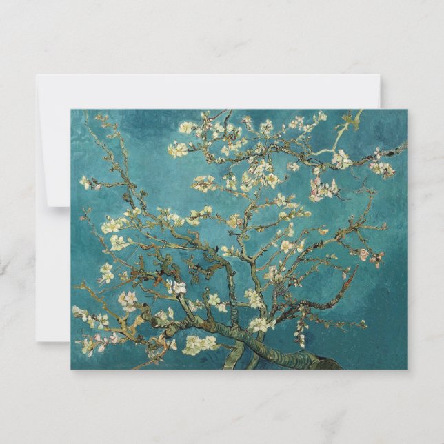 Invitation de fleurs d'amandes (Devant)
