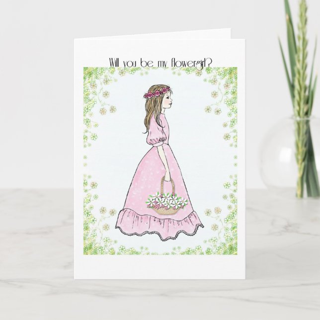 invitation de flowergirl (Devant)
