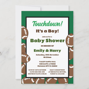 Invitation de football modifiable