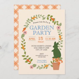 Invitation de Garden Party