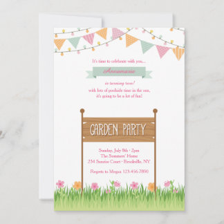 Invitation de Garden Party