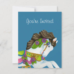 Invitation de Gayle Carousel Horse