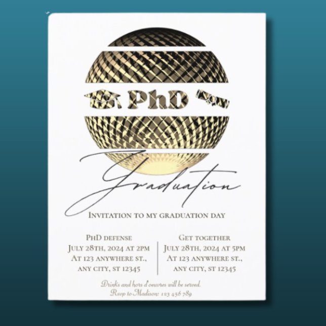 Invitation de graduation (Créateur téléchargé)