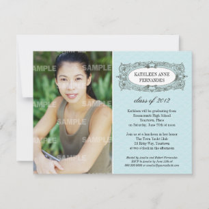 Invitation de graduation de cadre d'organisation