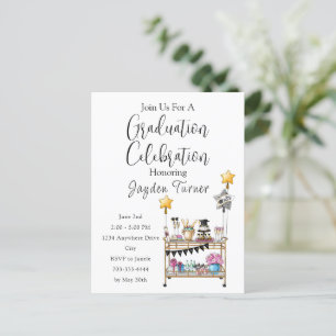 Invitation de graduation de la barre de script déc